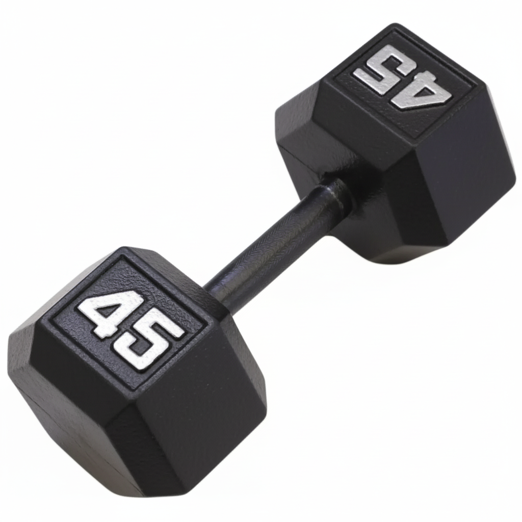 Gronk Cast Hex Dumbbell - Black