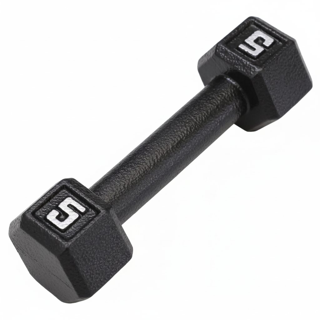 Gronk Cast Hex Dumbbell - Black