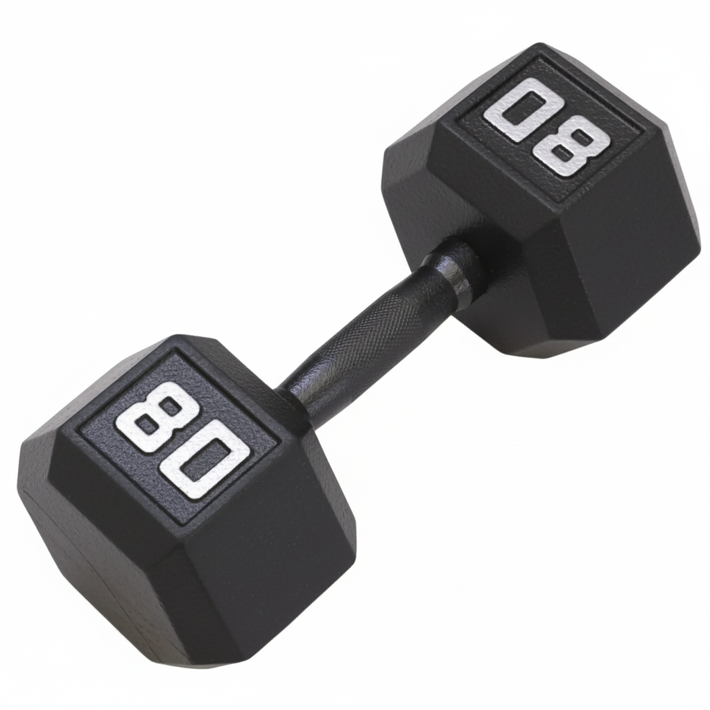Gronk Cast Hex Dumbbell - Black