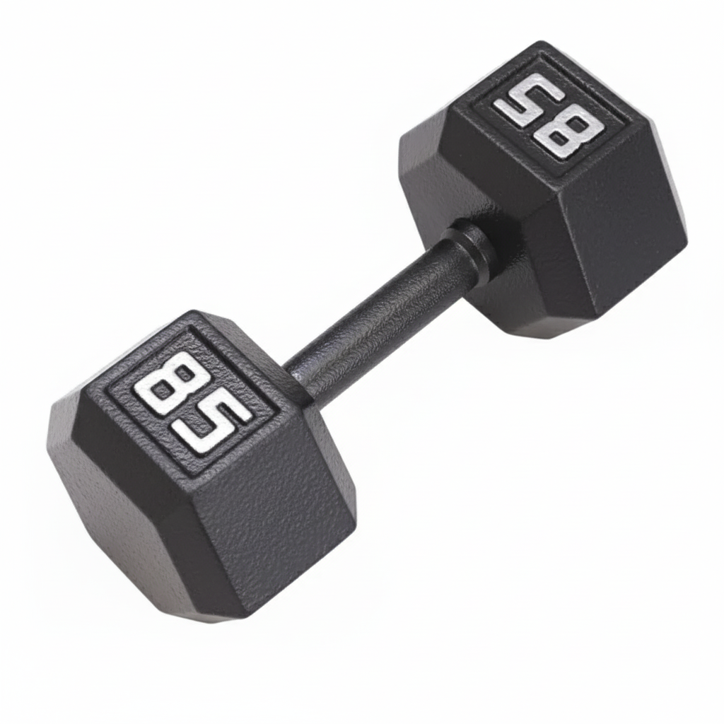 Gronk Cast Hex Dumbbell - Black