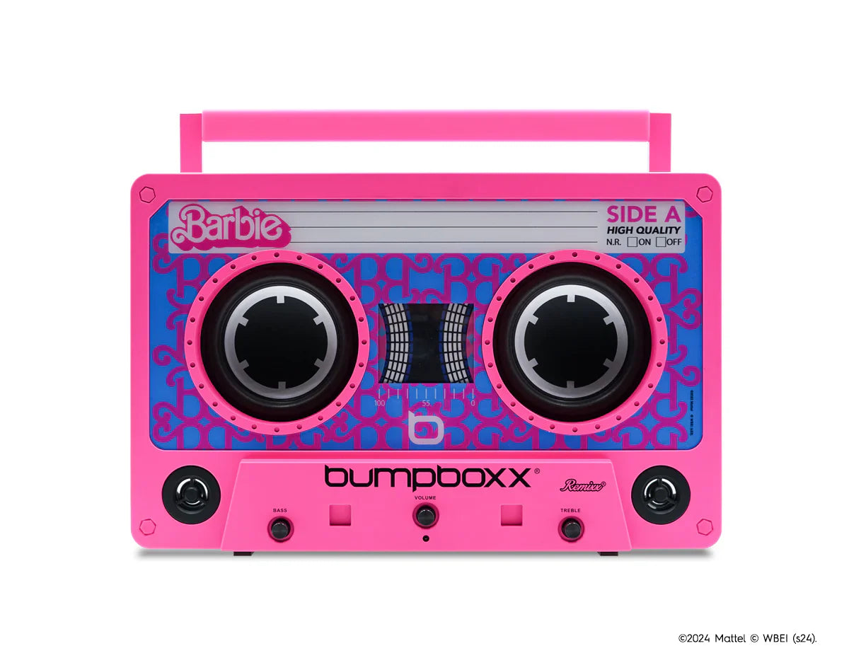 Bumpboxx Remixx Boombox Bluetooth Speaker Barbie Bumpboxx_Web_Product_Barbie_Remixx_1_1920x_1800x1800_1e9b8fe0-4e80-4bbd-aad0-1269dcfbcd21