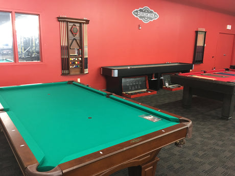 New Brunswick Billiards Showroom in Rochester Store