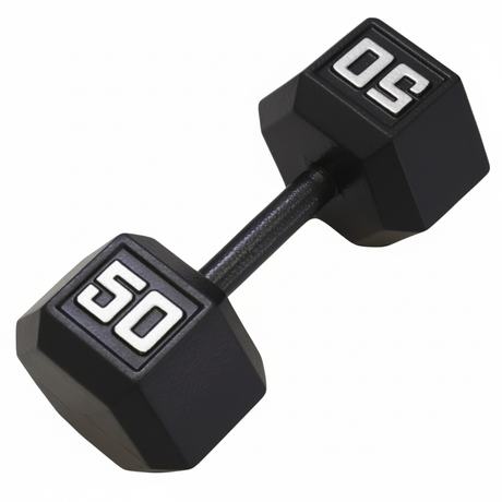 Gronk Cast Hex Dumbbell - Black