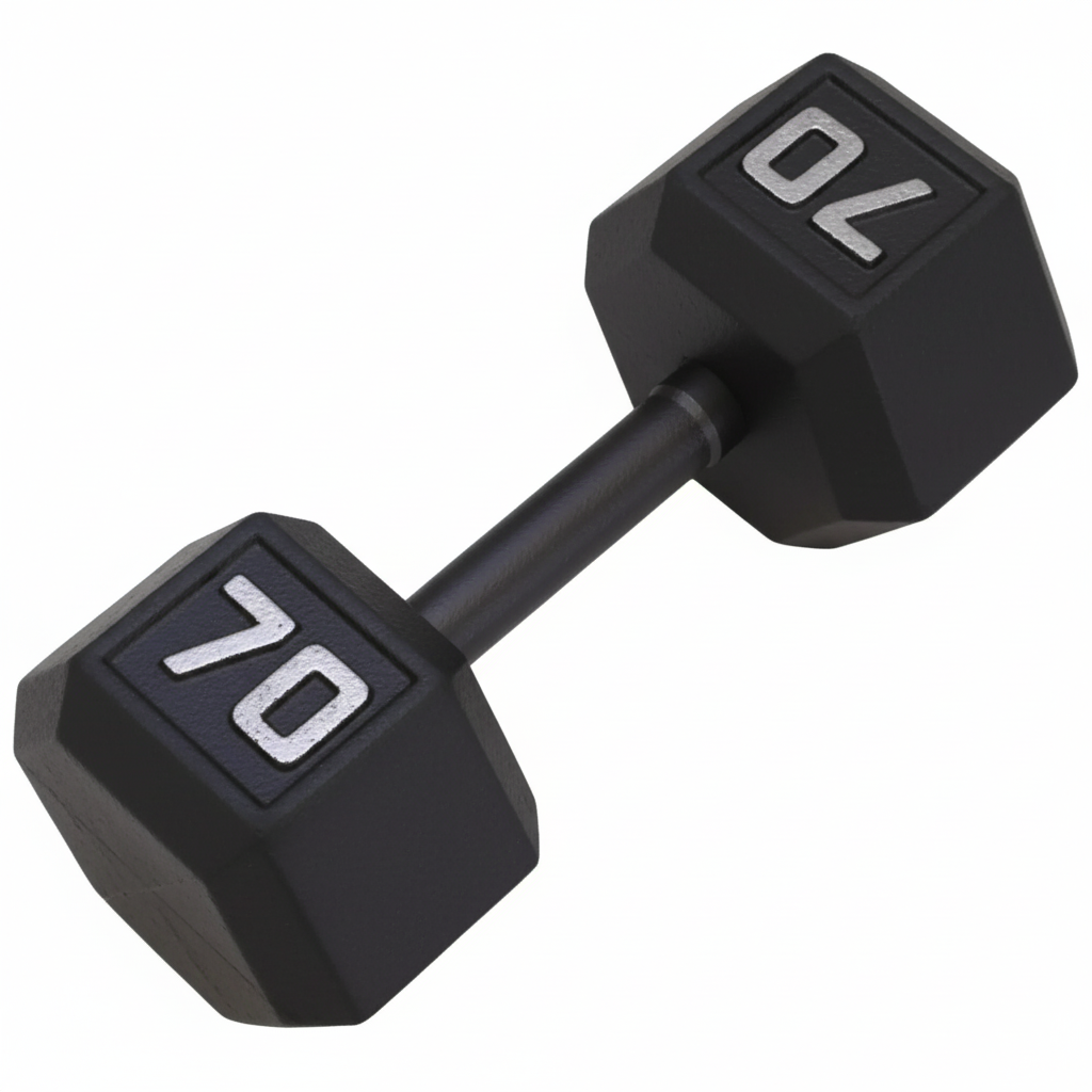 Gronk Cast Hex Dumbbell - Black