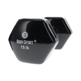 Elivate Body Sport Vinyl Dumbbells Elivate Variant(s) - LBWeight BDSVDB15_93c4bfda-402d-4497-8c45-5524485c6030