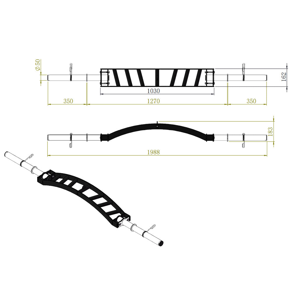 XM Cambered Swiss Bar