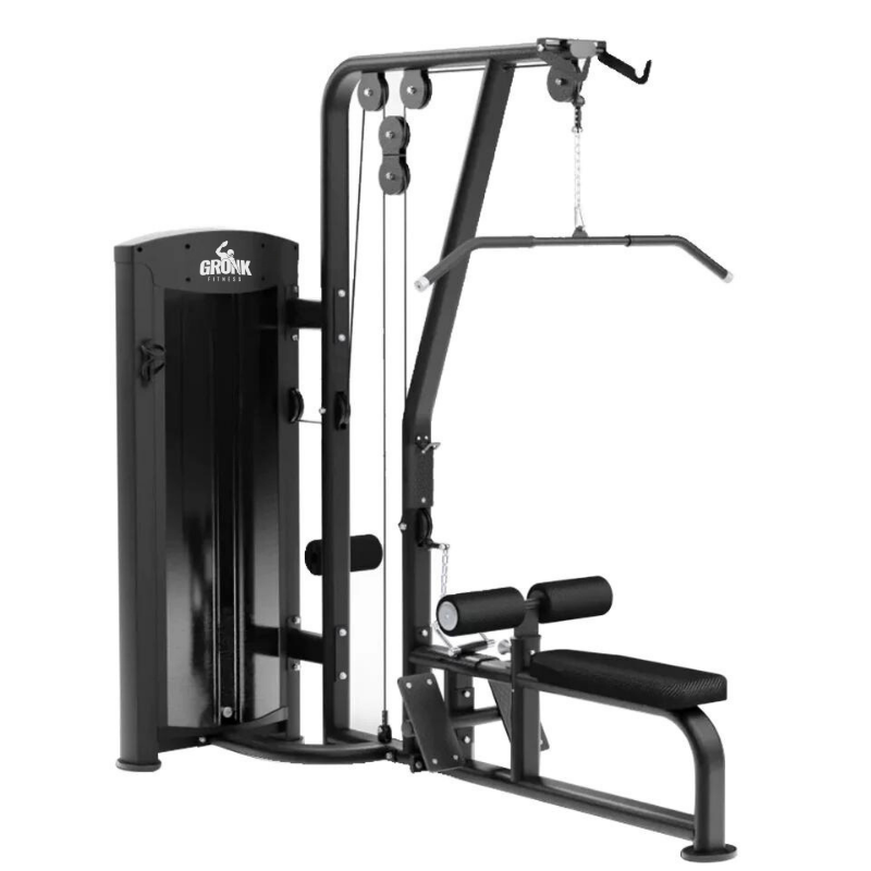 Gronk Dual Lat Pulldown and Low Row Selectorized