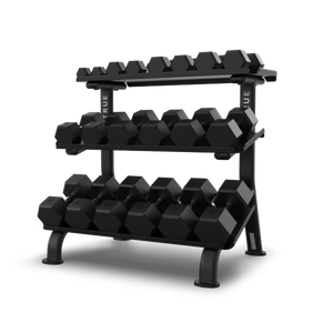 True FS-24 3-Tier Flat Tray Dumbbell Rack