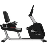 Life Fitness Aspire Recumbent Bike with SL Console, Arctic Silver