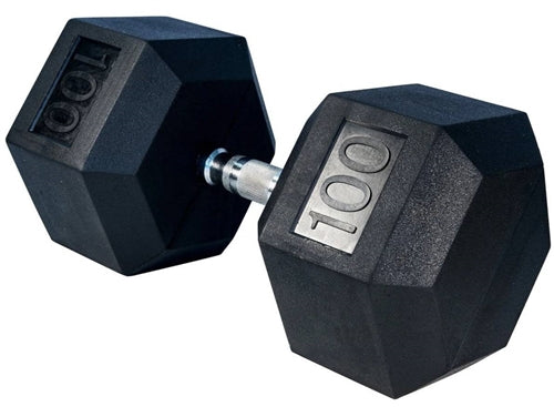 Rubber Hex Dumbbells