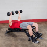 Body Solid SFID425 Flat Incline Decline Bench SFID425-DeclineChest_DSF5266__08566.1735660612