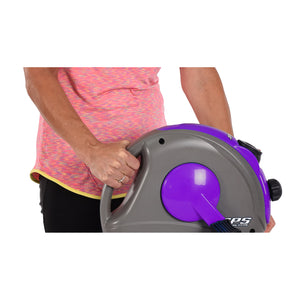 Stamina Mini Exercise Bike with Smooth pedal System, Purple