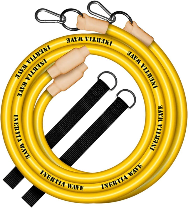 Inertia Wave - Dynamic Rubber Battle Ropes | Yellow Default Title Inertia Wave Agility and Speed; jump ropes, climbing and battle ropes, ladders, sled, interval timer ea13446e-7ef3-ee11-8428-0aa4e80801fd_693128-01_.