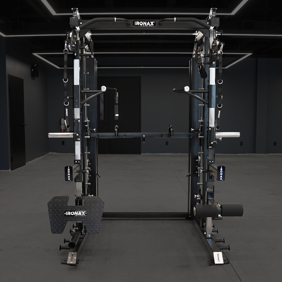IRONAX - All-in-One Trainer Ironax Home Gym, labor intensive installation ironax-allinone_final-front
