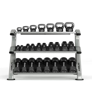 Spirit 3-Tier Commercial Dumbbell Rack