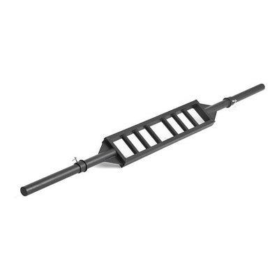 XM Fitness Black Steel Swiss Bar Straight