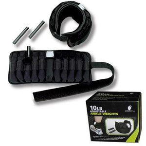 Adjustable Ankle Weights - 10lb Pair