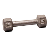 Body-Solid Iron Hex Standard Dumbbell Gray