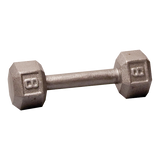 Body-Solid Iron Hex Standard Dumbbell Gray
