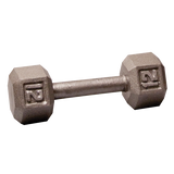 Body-Solid Iron Hex Standard Dumbbell Gray