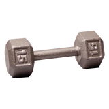 Body-Solid Iron Hex Standard Dumbbell Gray
