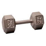 Body-Solid Iron Hex Standard Dumbbell Gray