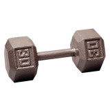 Body-Solid Iron Hex Standard Dumbbell Gray