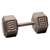 Body-Solid Iron Hex Standard Dumbbell Gray