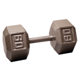 Body-Solid Iron Hex Standard Dumbbell Gray