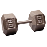 Body-Solid Iron Hex Standard Dumbbell Gray