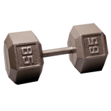 Body-Solid Iron Hex Standard Dumbbell Gray